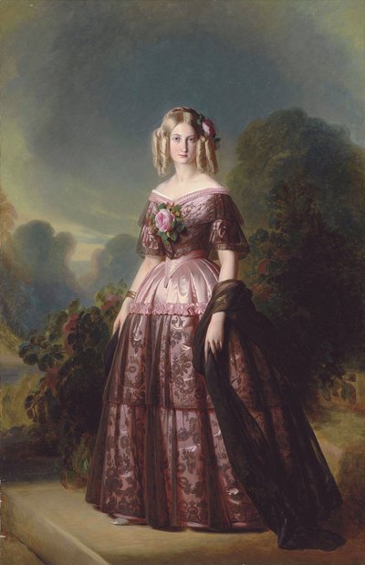 Princesa Maria Carolina Augusta de Borbón de Franz Xaver Winterhalter